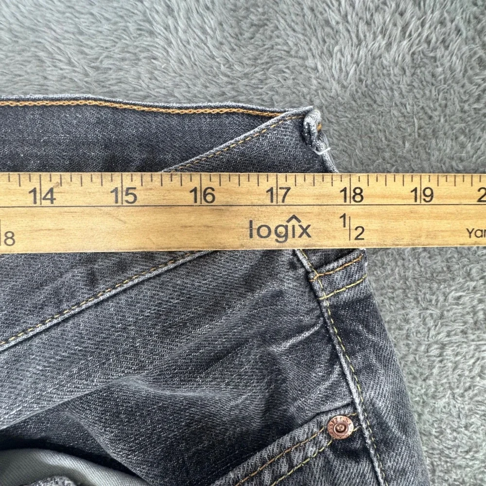 Nautica Jeans Co Straight Leg Mens 36x32 Black Excellent Cotton N-Straight Denim